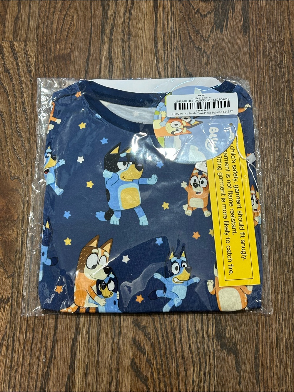 Little Sleepies Bluey Dance Mode Pajama Set 3T NWT Bamboo